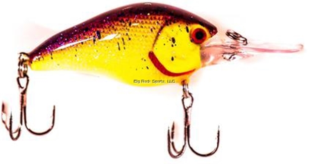 Picture of Luck-E-Strike Deep Smoothy Crankbait, 3/8 Oz. 2", Dives 5-8', Purple Splatter