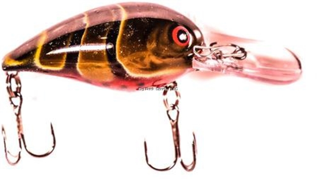 Picture of Luck-E-Strike G5 Crankbait, Deep Diver, 3/8 Oz. 2", Dives 5-8',Tomato Grn Shell Craw