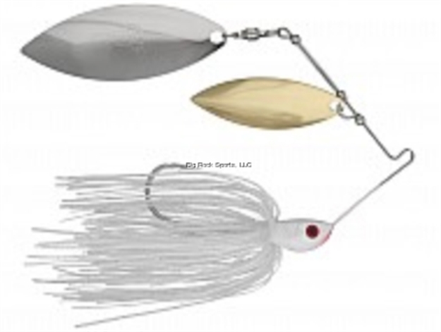 Picture of Luck-E-Strike Jimmy Houston Spinner Bait, 3/8 Oz. Willow Blade Style, IN White