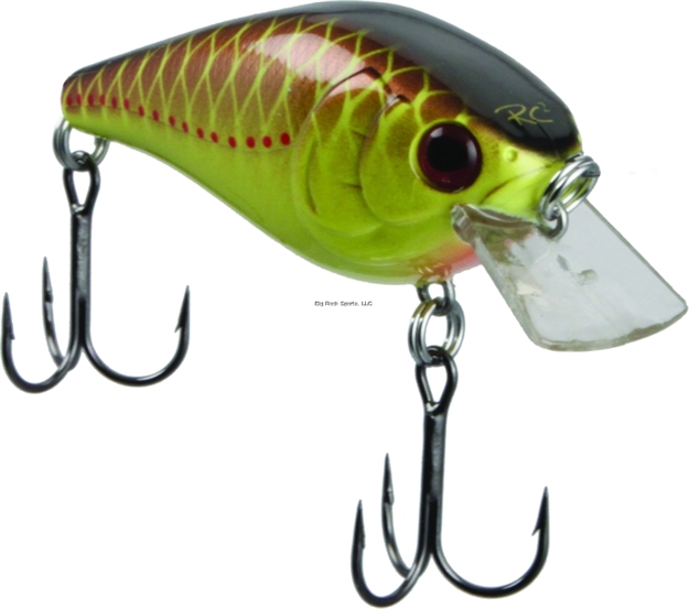 Picture of Luck-E-Strike Rick Clunn Rc2 Square Bill Crankbait, 2 1/2", 1/2 Oz, SZ 4 Hooks, Copper Perch, Floating