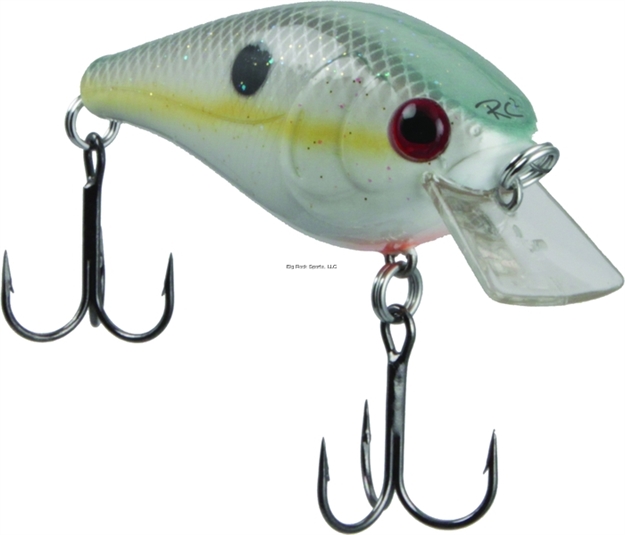 Picture of Luck-E-Strike Rick Clunn Rc2 Square Bill Crankbait, 2 1/2", 1/2 Oz, SZ 4 Hooks, Tasty Shad, Floating