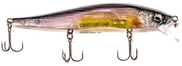 Picture of Luck-E-Strike Rick Clunn Stickbait, 4 1/2", 1/2 Oz, SZ 6 Hooks (3), Midnight Blue Silver, Suspending