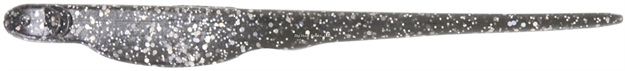 Picture of Lucky Craft 6" Whiplash Shad, Black Ice