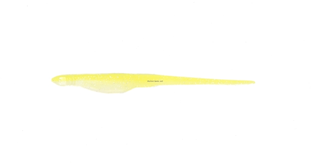 Picture of Lucky Craft 6" Whiplash Shad, Chartreuse Pearl
