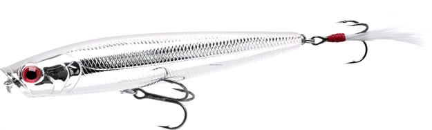 Picture of Lucky Craft Gunfish 115 Topwater Bait, 4 1/2", 3/5 Oz, Chrome, Floating