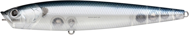 Picture of Lucky Craft Gunfish 115 Topwater Bait, 4 1/2", 3/5 Oz, Ghost Blue Shad, Floating