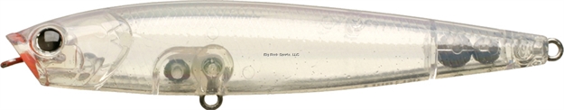 Picture of Lucky Craft Gunfish 95 Topwater Bait, 4", 3/8 Oz, Laser Clear Ghost, Floating