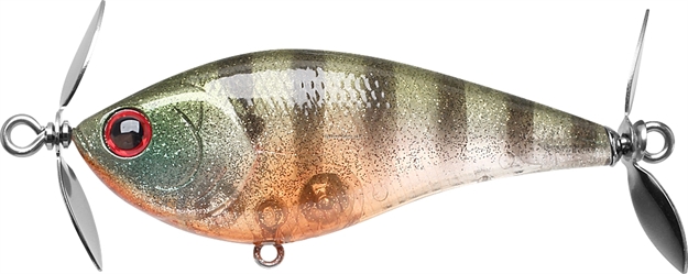 Picture of Lucky Craft Kelly Jordan Topwater Prop Bait, 2 3/4", 1/2 Oz, Flake Flake Male Gill, Floating