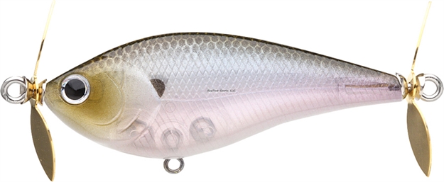 Picture of Lucky Craft Kelly Jordan Topwater Prop Bait, 2 3/4", 1/2 Oz, Ghost Minnow, Floating