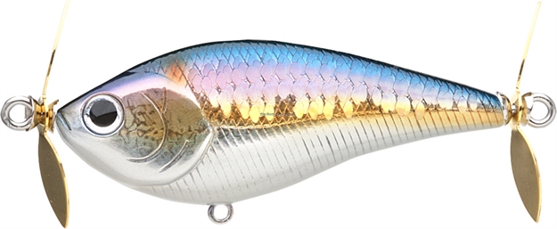 Picture of Lucky Craft Kelly Jordan Topwater Prop Bait, 2 3/4", 1/2 Oz, MS American Shad, Floating
