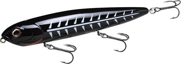 Picture of Lucky Craft Kicknocker Black Shore 4-3/4" 3/4Oz Floating / Surface