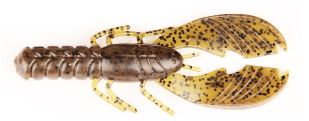 Picture of Lucky Craft 4" Muscle Back Craw, Green Pumpkin Black Flake