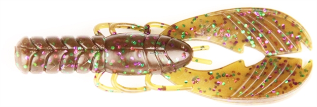 Picture of Lucky Craft 4" Muscle Back Craw, Green Pumpkin Purple Green