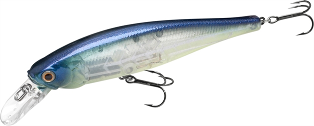 Picture of Lucky Craft Pointer 100Sp Jerk Bait, 4", 5/8 Oz, Bone Pro-Blue, Suspending