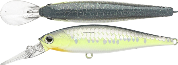 Picture of Lucky Craft Pointer 78Dd Deep Diver Jerk Bait, 3", 3/8 Oz, MS Crack, Suspending