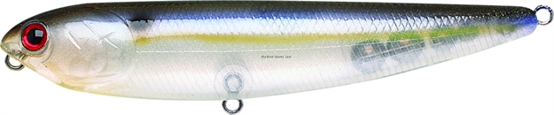 Picture of Lucky Craft Sammy 100 Topwater Bait, 4", 1/2 Oz, Ghost Threadfin Shad, Floating