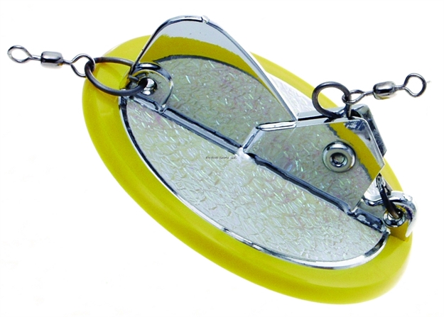 Picture of Luhr Jensen Dipsy Diver 3-1/4" Chartreuse/White Bottom