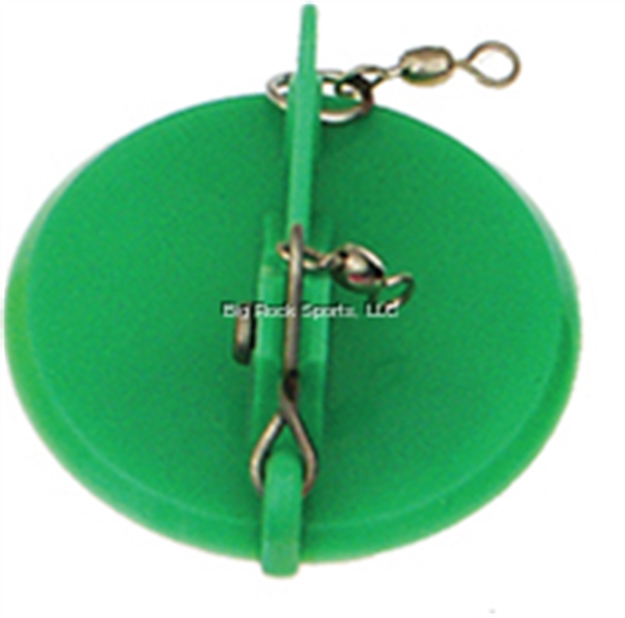 Picture of Luhr Jensen Dipsy Diver 3-1/4" Kelly Green/White Bottom