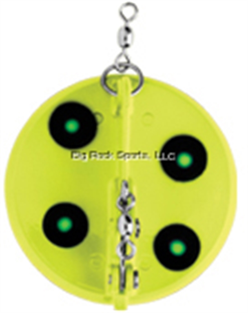Picture of Luhr Jensen Dipsy Diver 3-1/8" 35' Green Fire UV