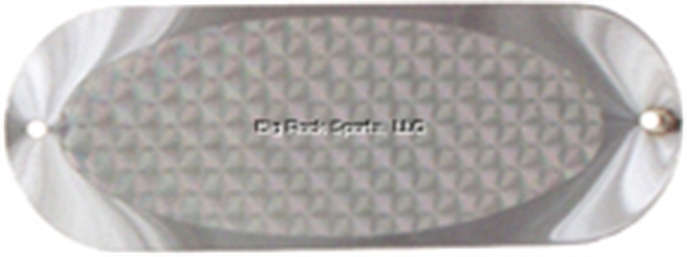 Picture of Luhr Jensen Jensen Dodger, 3/0, 4 5/8", Chrome & Silver Prism-Lite