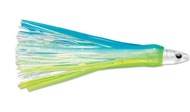 Picture of Luhr Jensen Jensen Flash Fly, 2-1/2", Unrigged, 3Pk, Everglo Blue Magoo