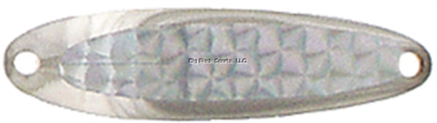 Picture of Luhr Jensen Krocodile Casting Spoon, 1 9/16", 3/16 Oz, Chrome & Silver Prism-Lite