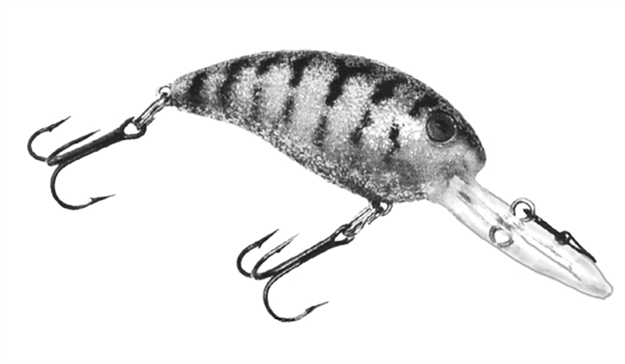 Picture of Luhr Jensen Radar10 M.Dive Crnkbt Cht/Blk B*