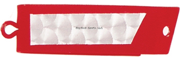 Picture of Luhr Jensen Super Duper Casting/Trolling Spoon, 1 1/2", 1/6 Oz, Fire & Silver Prism-Lite