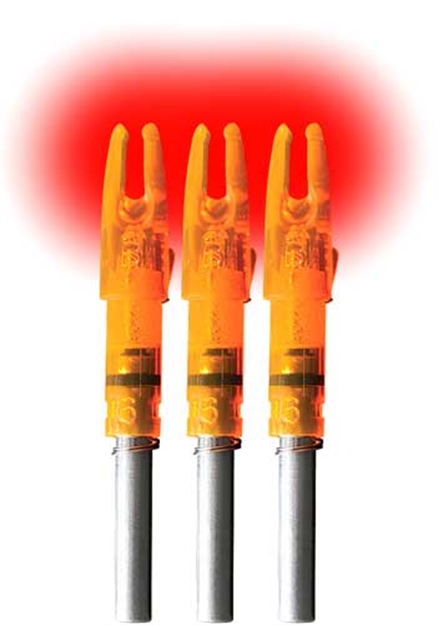 Picture of Lumenok Lighted Nock Gt-Series HD Orange 3Pk GT3