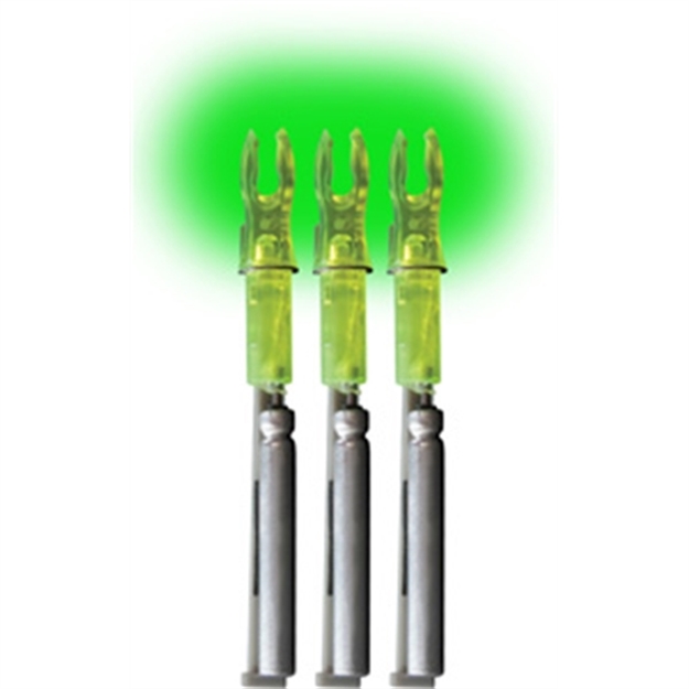 Picture of Lumenok Lighted Nock X-Series Green 3Pk X3G 850722000099