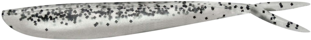 Picture of Lunker City Fin-S Fish 4" Salt & Pepper Silver Phantom, 10/Pack