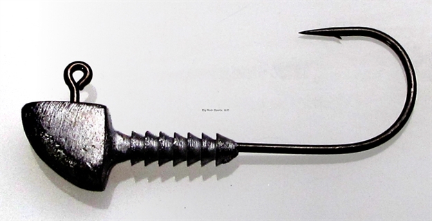 Picture of Lunker City Light Tackle Saltwater Fin-S Head With Grip, 1/16 Oz, 3/0 Hook, 10/Bag