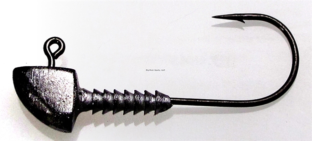 Picture of Lunker City Light Tackle Saltwater Fin-S Head With Grip, 1/8 Oz, 3/0 Hook, 10/Bag