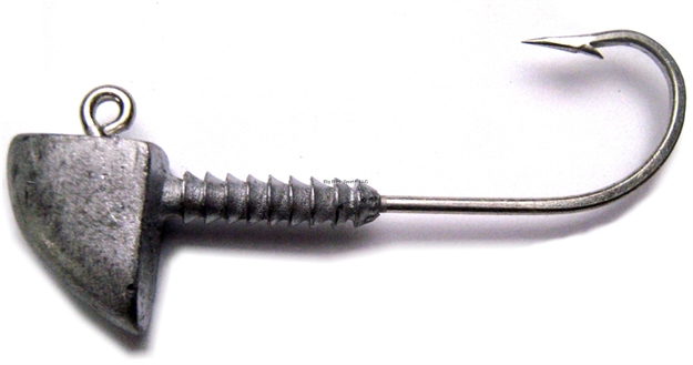 Picture of Lunker City Saltwater Fin-S Head With Grip, 1 1/2 Oz, 7/0 Hook, 2/Bag