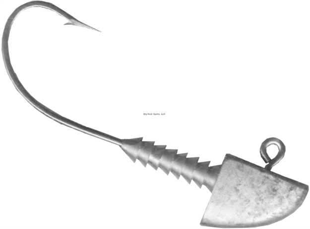 Picture of Lunker City Saltwater Fin-S Head With Grip, 1/4 Oz, 2/0 Hook, 5/Pack