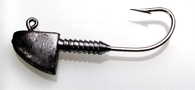 Picture of Lunker City Saltwater Fin-S Head With Grip, 3/4 Oz, 4/0 Hook, 2/Bag