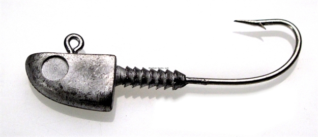 Picture of Lunker City Saltwater Fin-S Head With Grip, 3/8 Oz, 2/0 Hook, 5/Pack