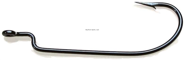 Picture of Lunker City Slug-Go Hook, Size 2/0, 1X Long Shank, Standard Wire, Offset, Blue, 10 Per Bag