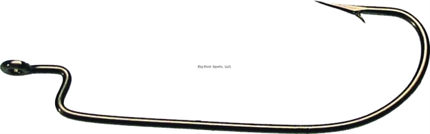 Picture of Lunker City Slug-Go Hook, Size 4/0, 1X Long Shank, Standard Wire, Offset, Blue, 10 Per Bag