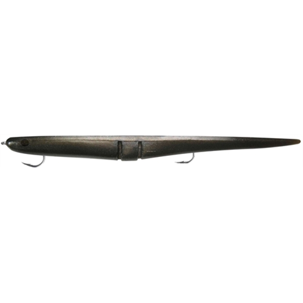 Picture of Lunker City Slug-Go Rigged Tandem Hook, 12", 9/0 Nose Hook & 7/0 Rear Hook Eel Skin, 2/Pack