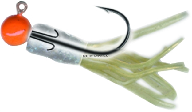 Picture of Lunker Lure Bodylok Round Crappie Jighead, 1/16 Oz, Unpainted, 8/Pack