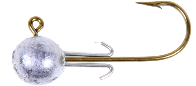 Picture of Lunker Lure Bodylok Round Crappie Jighead, 1/32 Oz, Unpainted, 8/Pack