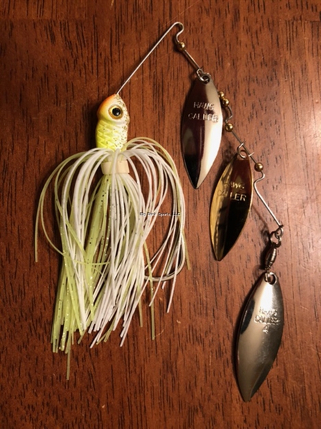 Picture of Lunker Lure Gen II Hawg Caller Chart White Three Blade Willow