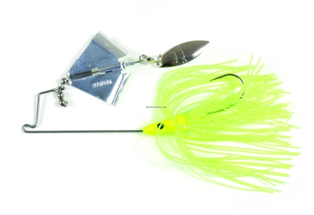 Picture of Lunker Lure Jump'n Jak Buzz Bait, 1/4 Oz, Chartreuse Skirt/Silver Blade