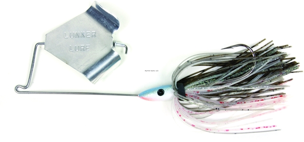 Picture of Lunker Lure Original Buzz Bait, 1/2 Oz, Smokey Shad/Silver Blade
