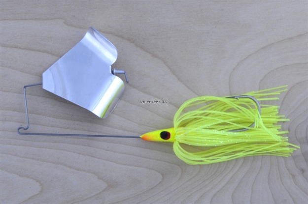 Picture of Lunker Lure Proven Winner Buzz Bait, 3/8 Oz, Chartreuse Head/Chartreuse/Silver Flake Skirt/Silver Blade