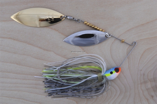 Picture of Lunker Lure Proven Winner Double Blade Spinnerbait, 1/2 Oz, Sexy Shad, Willow