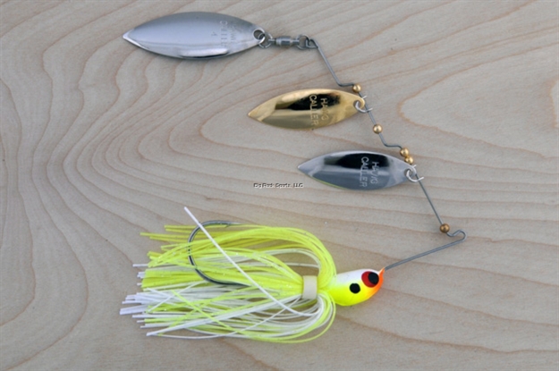 Picture of Lunker Lure Proven Winner Spinnerbait, 1/2 Oz, Chartreuse/White Head/Chartreuse/White Skirt, Willow