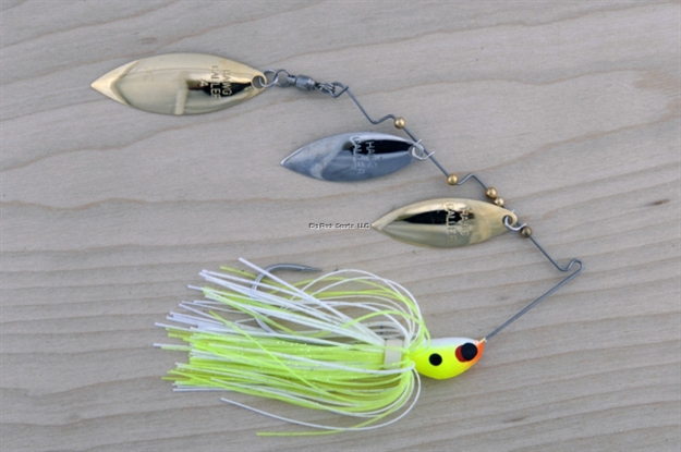 Picture of Lunker Lure Proven Winner Spinnerbait, 1/2 Oz, Chartreuse/White Head/Chartreuse/White Skirt, Willow Pw9412