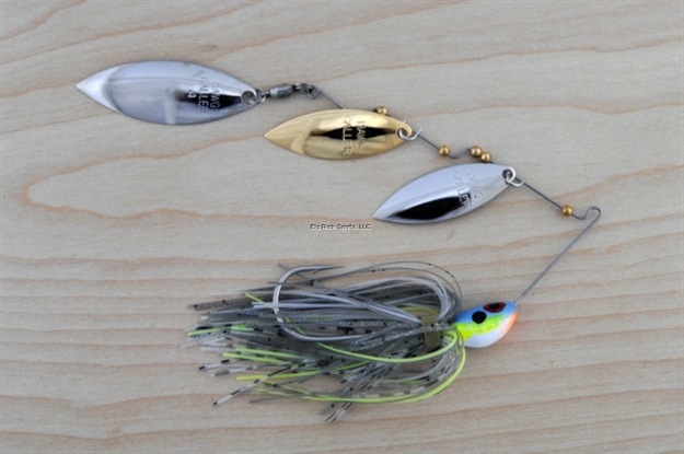 Picture of Lunker Lure Proven Winner Triple Blade Spinnerbait, 1/2 Oz, Sexy Shad, Willow